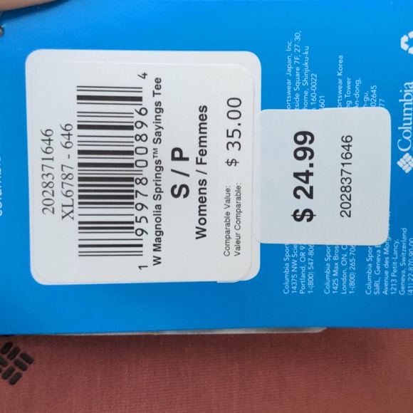 NWT Columbia Tee Find Your True North - Picture 2 of 4